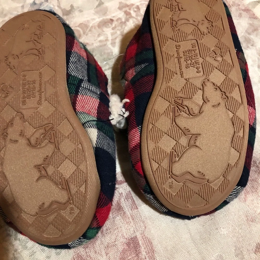 Dearfoams Lil Bear Slippers Toddlers Size 8-9